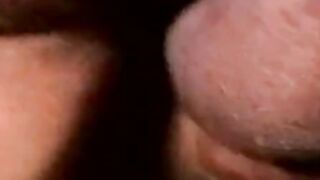 Young black amateur barebacks fat mature man with his BBC