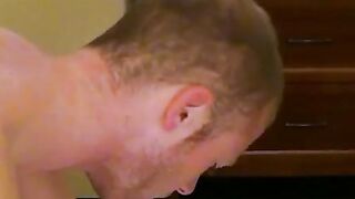 Aiden Connors gets his ass drilled hard after a blowjob from Joshua Morgan