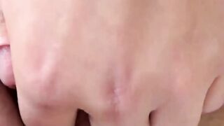 Horny ftm Luke Hudson fingers his wet clit til he cums