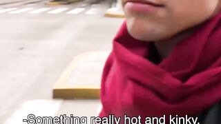 An unmarried Latino turns gay by sucking dick after receiving money