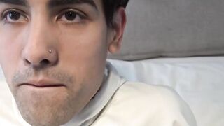 LatinoJuice.com - Bryan & Leo - Cute twink Bryan finds himself enduring a huge cock e