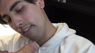 LatinoJuice.com - Bryan & Leo - Cute twink Bryan finds himself enduring a huge cock e
