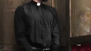 I felt holy and cleansed after priest Jack Aries cums inside my butt
