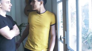 LatinoJuice.com - Jonas Matt & Felipe - Stud homo Jonas Matt wanks dick while riding