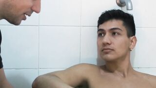 LatinoJuice.com - Jonas Matt & Felipe - Stud homo Jonas Matt wanks dick while riding