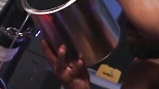 We find Brock Devonshire on a metal contraption sticking something up his ass. But Wh