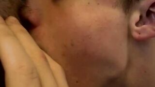 Young Bryce Corbin smoke fucked tattooed Chris Porter