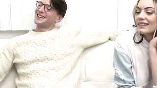 Fit guy makes milf doctor horny for a threesome