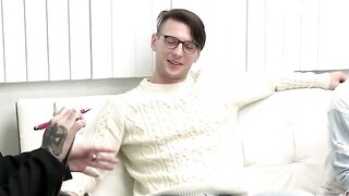 Fit guy makes milf doctor horny for a threesome