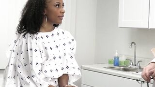 Ebony housewife meets with a horny Doc