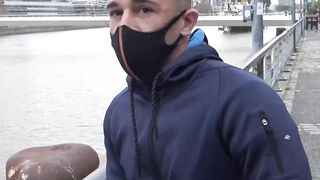 Bearded gay Milo fucks El Kevshos bouncy ass for some extra cash