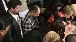 Humiliating public display of babe