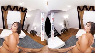Coed sexy Christiana Cinn oils up for you to slide all over her tight hot body