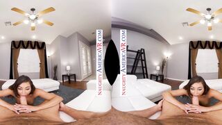 Coed sexy Christiana Cinn oils up for you to slide all over her tight hot body