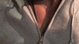 Bareback ramming for petite twink in interracial jock bang