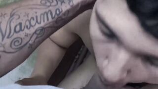 A young straight Latino is picked up and brutally fucked