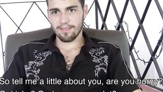 LatinoJuice.com - Angel & Jael - Hairy bisexual guy Angel rained by kinky Jaels mouth