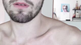 LatinoJuice.com - Angel & Jael - Hairy bisexual guy Angel rained by kinky Jaels mouth