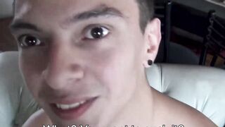 LatinoJuice.com - Tincho - Attractive hottie Tincho chokes on my cock after I touch h