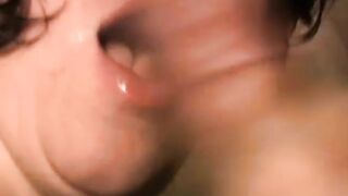 My best mate Larry and Nikki are competing over my throbbing cock sucking it in turns