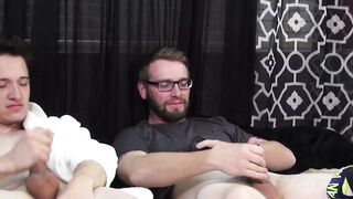 Nice bodied Ceasar Cummings whacks his cock and also Jake Karhoffs