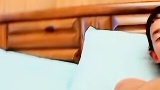 Bisexual skater twink Riley Wiggins finger fucks his tight ass