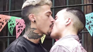 I skillfuly used my wet tongue to lick and swallow Daves thick long cock