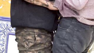 I skillfuly used my wet tongue to lick and swallow Daves thick long cock