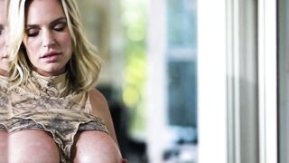 ADULT TIME - cougar Rachael Cavalli Succumbs To Barely Legal Babysitter Reese Robins Seduction