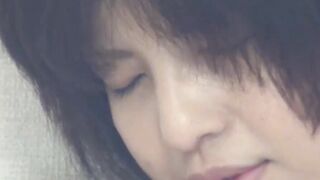 Japanese chick Natsumi taped masturbating by voyeur