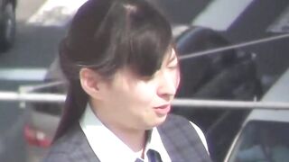 Cute Japanese teenagers peeing outdoors in hot compilation