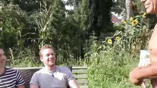 German Gangbang with Mature Dacada