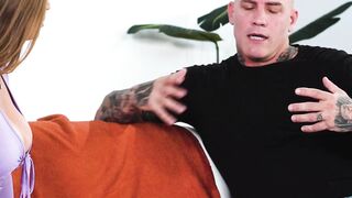 ADULT TIME - PAWG Skylar Snow Twerks On Slippery Cock While Learning Nuru Rubs