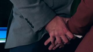 Classy bearded hunk doggystyle fucks man in suit Lukas Daken