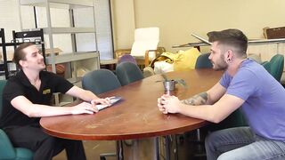 Perps4Sale.com - Jack Hunter strokes his dick while banged by Tyler Castle