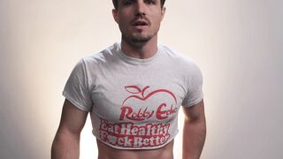 ADULT TIME - How Guys Orgasm With Robby Apples VIEW HIM JERK OFF - FULL TAPE