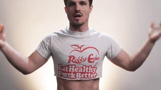 ADULT TIME - How Guys Orgasm With Robby Apples VIEW HIM JERK OFF - FULL TAPE