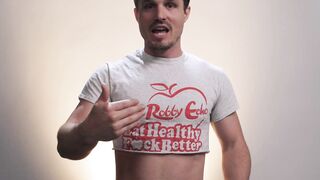 ADULT TIME - How Guys Orgasm With Robby Apples VIEW HIM JERK OFF - FULL TAPE