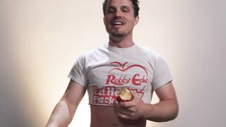 ADULT TIME - How Guys Orgasm With Robby Apples VIEW HIM JERK OFF - FULL TAPE