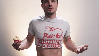 ADULT TIME - How Guys Orgasm With Robby Apples VIEW HIM JERK OFF - FULL TAPE