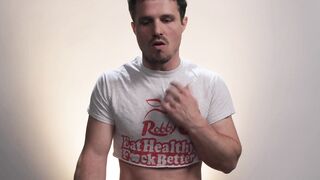 ADULT TIME - How Guys Orgasm With Robby Apples VIEW HIM JERK OFF - FULL TAPE