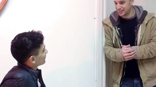 LatinoJuice.com - Jock homo Jonas Matt wanks dick while bred hard by Felipe