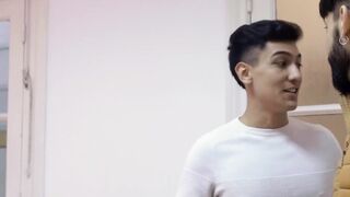 LatinoJuice.com - Jock homo Jonas Matt wanks dick while bred hard by Felipe
