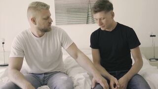 StepsonXXX.com - I erupted my cum on my slender body after my stepdad Marco Napoli pl