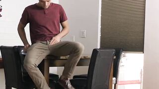 StepsonXXX.com - Staying up late so my ripped stepdad Sean Duran can cum inside me
