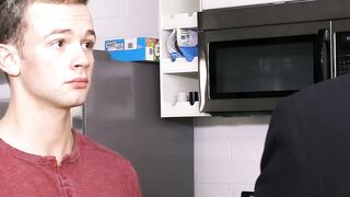 StepsonXXX.com - Staying up late so my ripped stepdad Sean Duran can cum inside me
