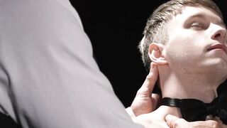 DisposedBoys.com - Blonde twink Noah White spreads legs in a hardcore threeway ass fu