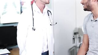 I let my doctor stepdad Jake Lawrence examine my penis but ends up sucking it