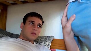 LatinoJuice.com - Skinny twink Dimitri hole nailed by Princeso after sloppy BJ