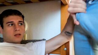 LatinoJuice.com - Skinny twink Dimitri hole nailed by Princeso after sloppy BJ